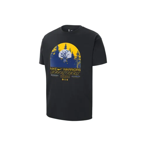 Nike x NBA Nike x NBA Рукав с оборванным плечом T-рубашка Мужская Черная