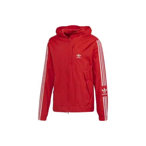 Adidas Originals Lock Up Wb Куртка Мужская Ярко-Розовый Красный Флуоресцентный