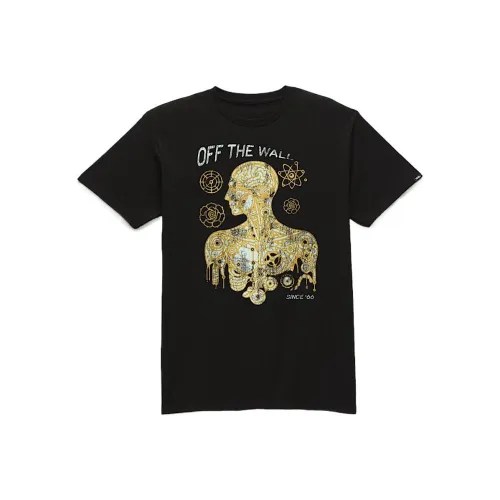 Vans Mechanic Human T-Shirt Рубашка Мужская Черная