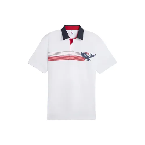 PUMA x VOLITION Eagle Поло Мужское Белое