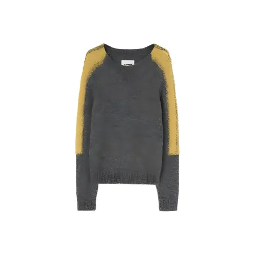 JIL SANDER Серые Мужские Свитера