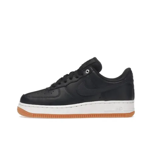 Nike Air Force 1 Low Топ Скейтборд Кроссовки Женские Черные