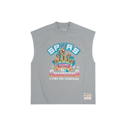 MITCHELL NESS Майка San Antonio Spurs Унисекс Средний Серый