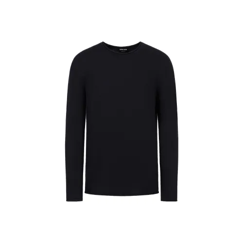 EMPORIO ARMANI Черные Мужские Свитера