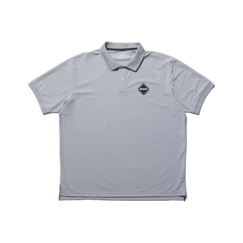 F.C Real Bristol x FREEZE Tech FREEZE Tech Co Branded Edition SS24 Поло Unisex Light Серый