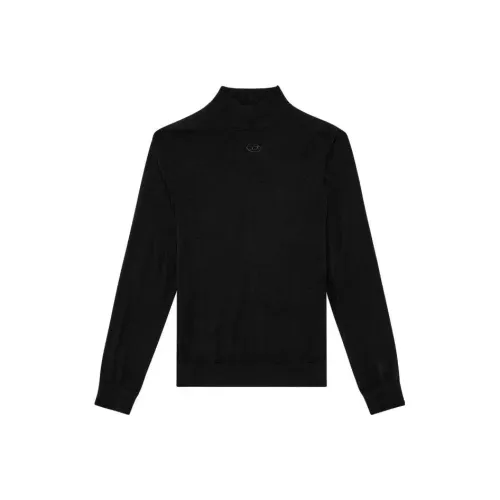 DIESEL Черные Мужские Свитера