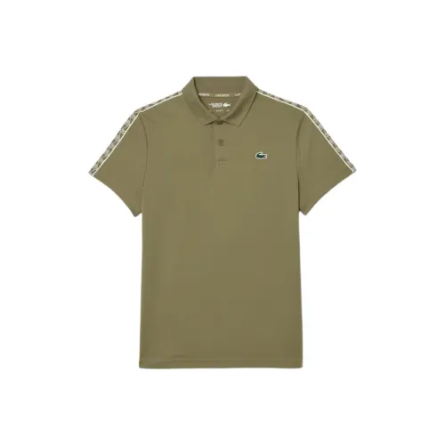 LACOSTE Поло Мужское Хаки Зеленый
