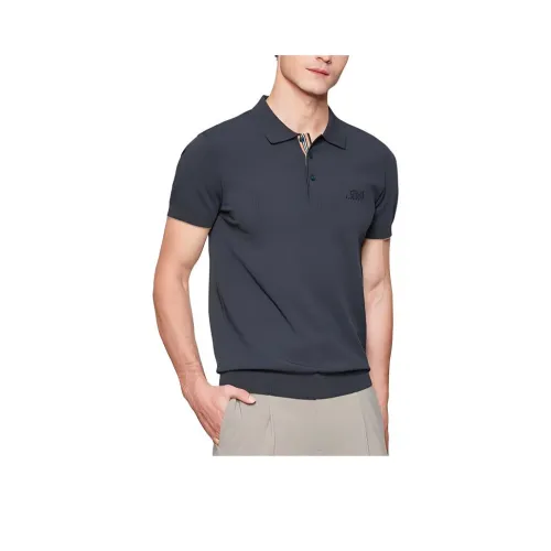 JODOLL Поло Мужское Темно-синий Синий Зеленый