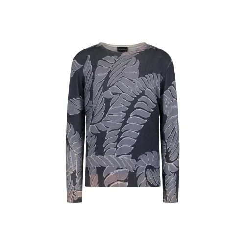 EMPORIO ARMANI FW24 Свитер Мужской Серый