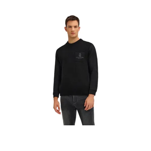 Hush Puppies Свитер Мужской Темно-черный