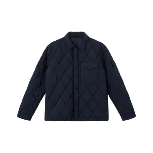 STONE ISLAND SS25 Темно-синий Синий Мужские Куртки