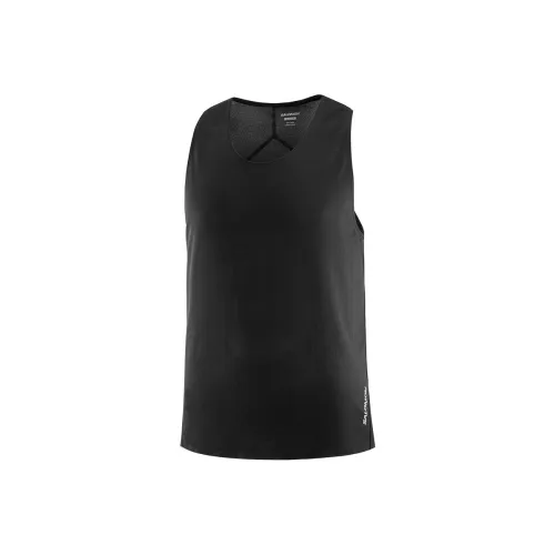 Salomon Sense Aero Tank Топ Мужской Темно-Черный