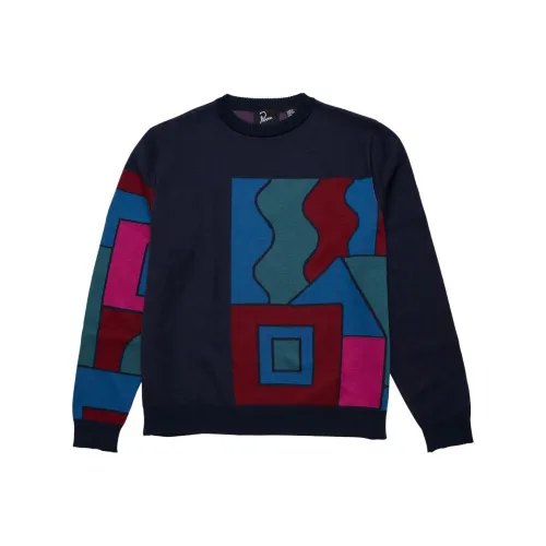 BYPARRA Blocked Ландшафт Трикотаж Унисекс Черный