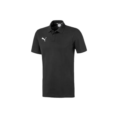 PUMA Мужская поло рубашка черного цвета