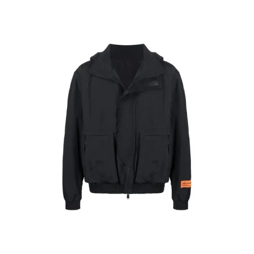HERON PRESTON Мужские черные куртки