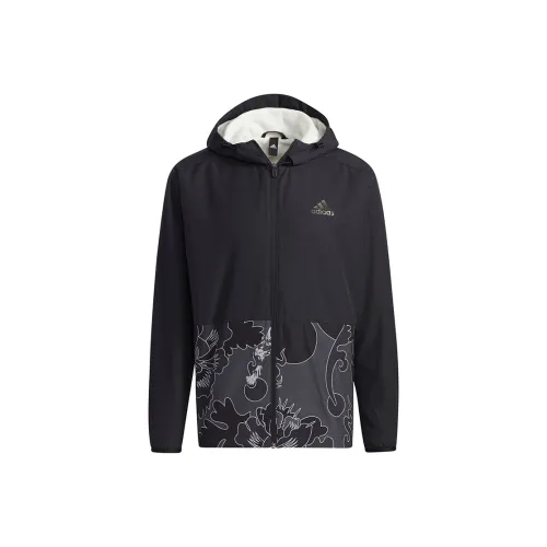 Adidas Aop Block Куртка Мужская Черная