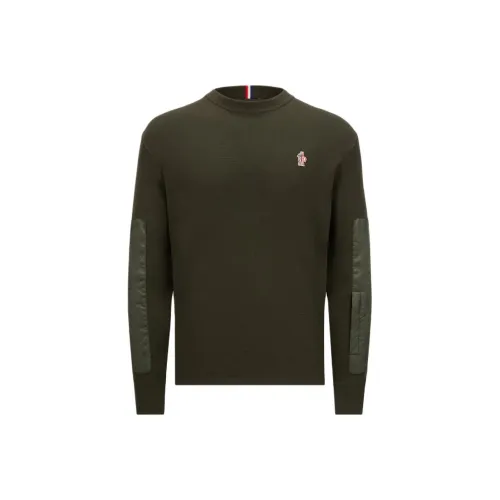 MONCLER Темно-зеленые Мужские Свитера
