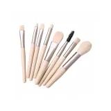 8 шт. Макияжные кисти (Абрикос)