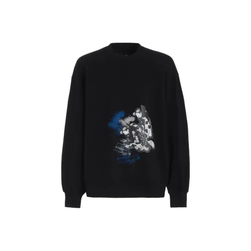 Yohji Yamamoto Черные Унисекс Свитшоты