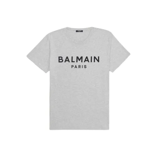 BALMAIN T-рубашка унисекс темно-серый