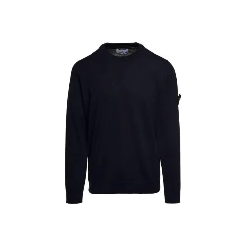 Stone Island Синие Мужские Свитера