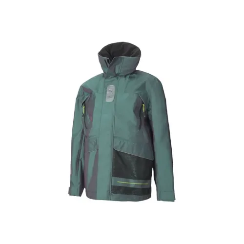 PUMA HELLY HANSEN Зеленый Мужские Куртки