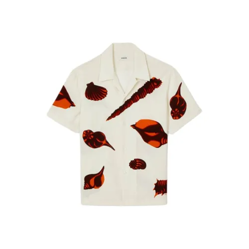 Sandro Светло-янтарный Мужские Рубашки