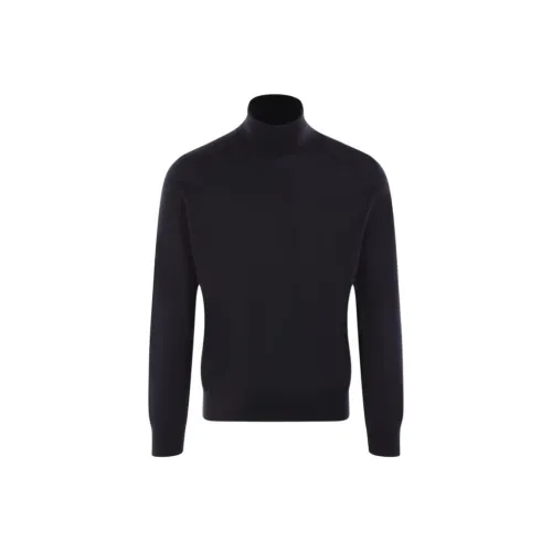 Ermenegildo Zegna Синий Мужской Кашемировые Свитера