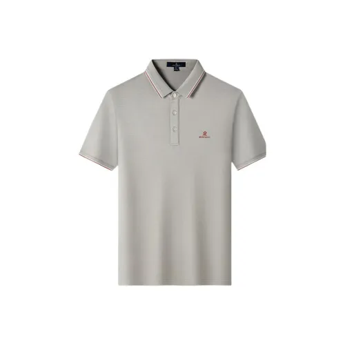 Montagut Business Collection SS24 Поло Мужское Темно-Королевский Синий