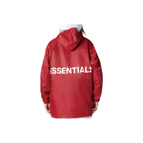 Fear of God Essentials FW19 Красный Унисекс Куртки