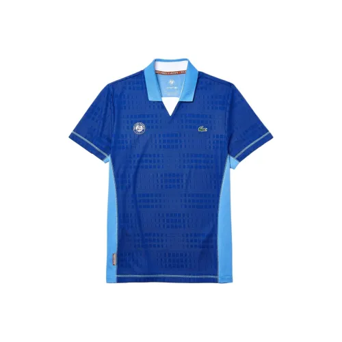 LACOSTE Поло Мужское Синий Белый