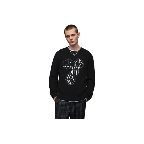 ALLSAINTS Мужские черные свитеры