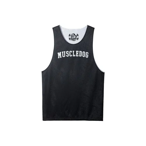 Muscle Dog Топ без рукавов Мужской Черный