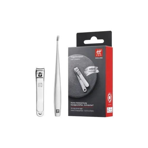 ZWILLING Книпсеры Exfoliating Knife Нержавеющая сталь Callus U-образный Pusher Набор Ножницы Серебряный