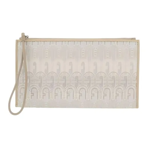 Furla Opportunity Хлопок Клатч Женские Естественный