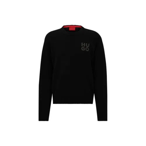 Hugo Boss Черные Мужские Свитера