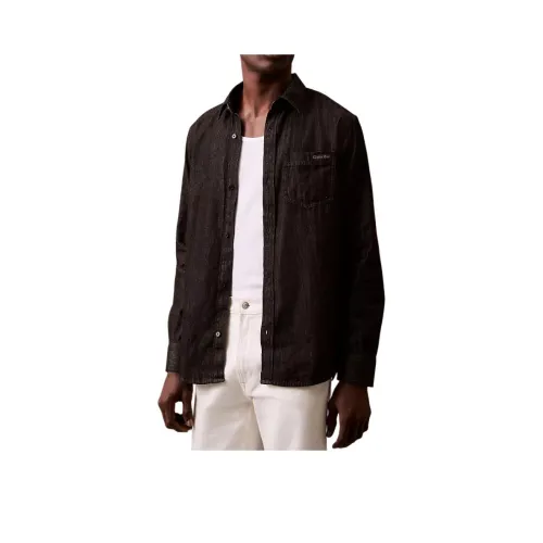 Calvin Klein Мужские Черные Рубашки