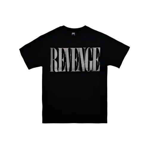 Revenge Прямой крой T-рубашка Унисекс Черный