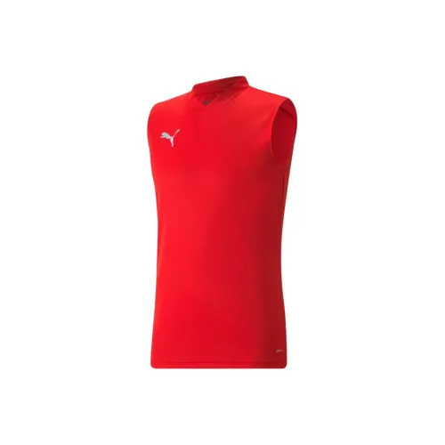 PUMA TEAMFINAL Топ без рукавов Унисекс Красный