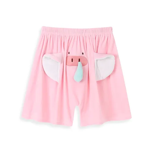 XIAFENYAN Пижамные штаны Унисекс Розовый