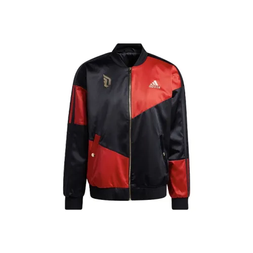 adidas CNY Collection Черный/Красный Многоцветный Мужские Куртки