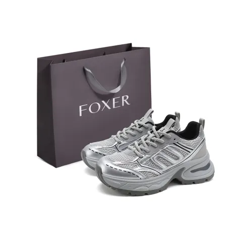 FOXER Износостойкий Легкий Дышащий и Нескользящий. Низкий Топ Толстая Подошва Женские Кроссовки