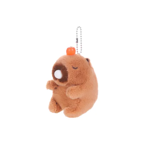 Brangdy Плюшевая кукла Capybara с пузырями подвеска 12 см высота