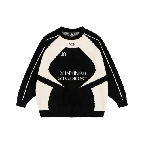 XINYINSU Черный Унисекс Свитеры