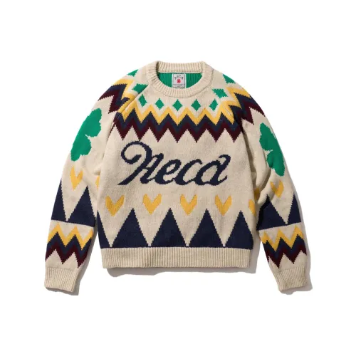 AECA WHITE Айвори Мужские Свитера