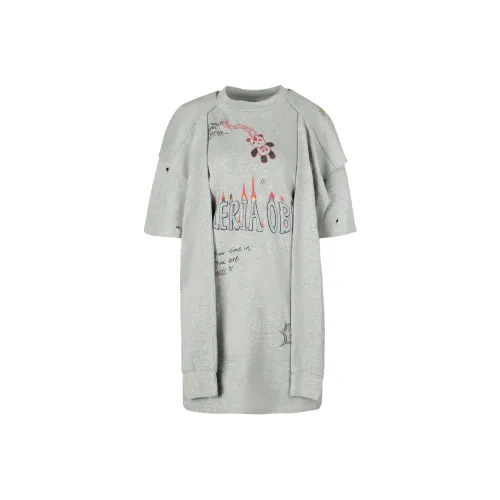 Valeria Obbaco T-Shirt Унисекс Серый