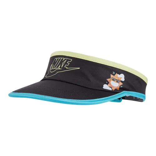 nike Полиэстер UV-защита Головные уборы для дошкольников Черный