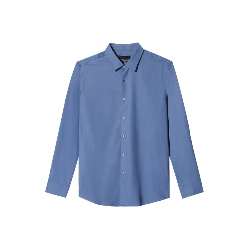 DIDIBOY Джинсовый синий Мужские рубашки