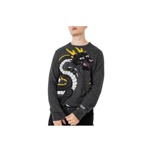 RIPNDIP совместный бренд Серый Мужской Свитеры