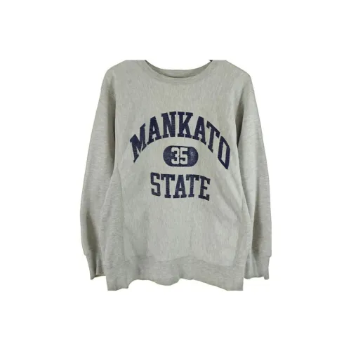 Champion Gray Men's Sweaters Чемпион Серый Мужские Свитера